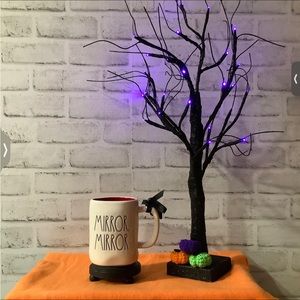 Rae Dunn Mirror Mirror 2 Sided Ceramic Halloween Mug